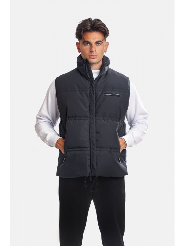 Paco & Co 2398216 Μαύρο ΑΝΔΡΙΚΟ ΑΜΑΝΙΚΟ ΜΠΟΥΦΑΝ PUFFER 