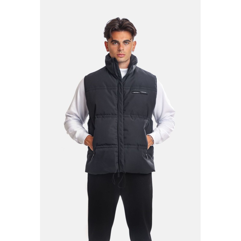 Paco & Co 2398216 Μαύρο ΑΝΔΡΙΚΟ ΑΜΑΝΙΚΟ ΜΠΟΥΦΑΝ PUFFER