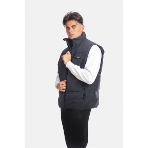 Paco & Co 2398216 Μαύρο ΑΝΔΡΙΚΟ ΑΜΑΝΙΚΟ ΜΠΟΥΦΑΝ PUFFER 