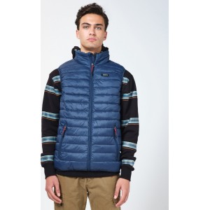 Basehit 202.BM10.141 Αμάνικο Ανδρικό Μπουφάν Puffer για Άνοιξη Μπλε