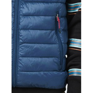 Basehit 202.BM10.141 Αμάνικο Ανδρικό Μπουφάν Puffer για Άνοιξη Μπλε