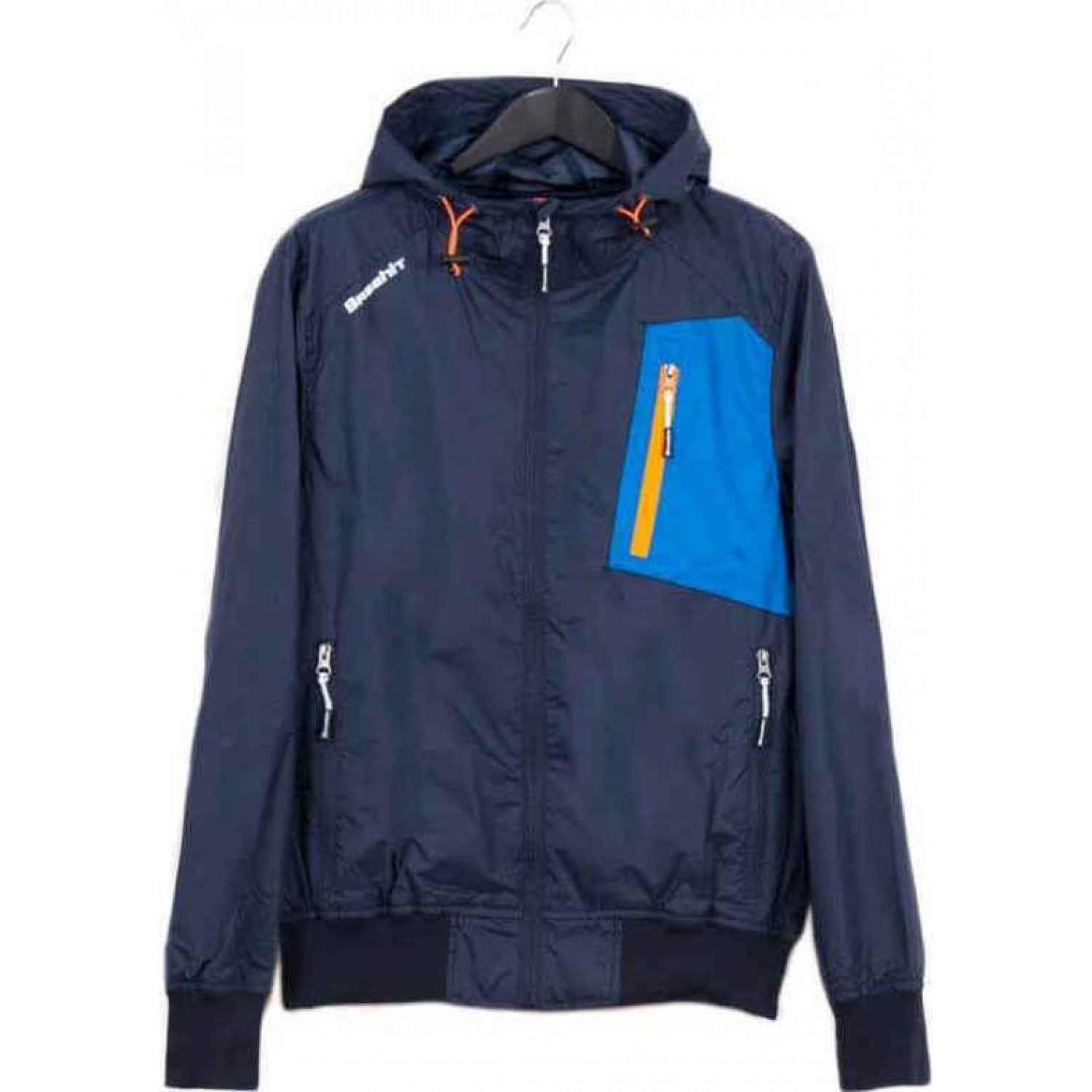 Basehit SM1623 Ανδρικό Μπουφάν Bomber Αδιάβροχο για Άνοιξη Navy / Blue