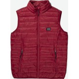 Emerson 201.EM10.140 Αμάνικο Ανδρικό Μπουφάν Puffer για Άνοιξη Κόκκινο 6