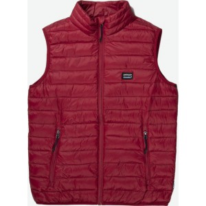 Emerson 201.EM10.140 Αμάνικο Ανδρικό Μπουφάν Puffer για Άνοιξη Κόκκινο