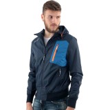 Basehit SM1623 Ανδρικό Μπουφάν Bomber Αδιάβροχο για Άνοιξη Navy / Blue 1
