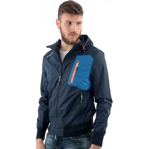 Basehit SM1623 Ανδρικό Μπουφάν Bomber Αδιάβροχο για Άνοιξη Navy / Blue
