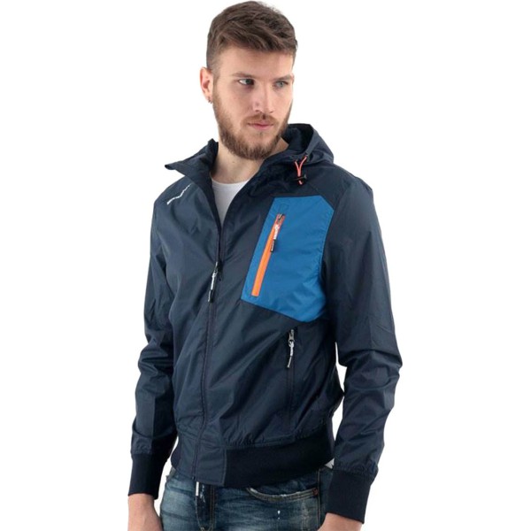 Basehit SM1623 Ανδρικό Μπουφάν Bomber Αδιάβροχο για Άνοιξη Navy / Blue