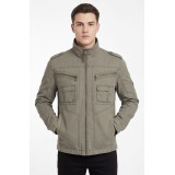 Life Style Butiken Ανδρικό Ελαφρύ Μπουφάν Βαμβακερό Cargo LS1512 Army Khaki 3