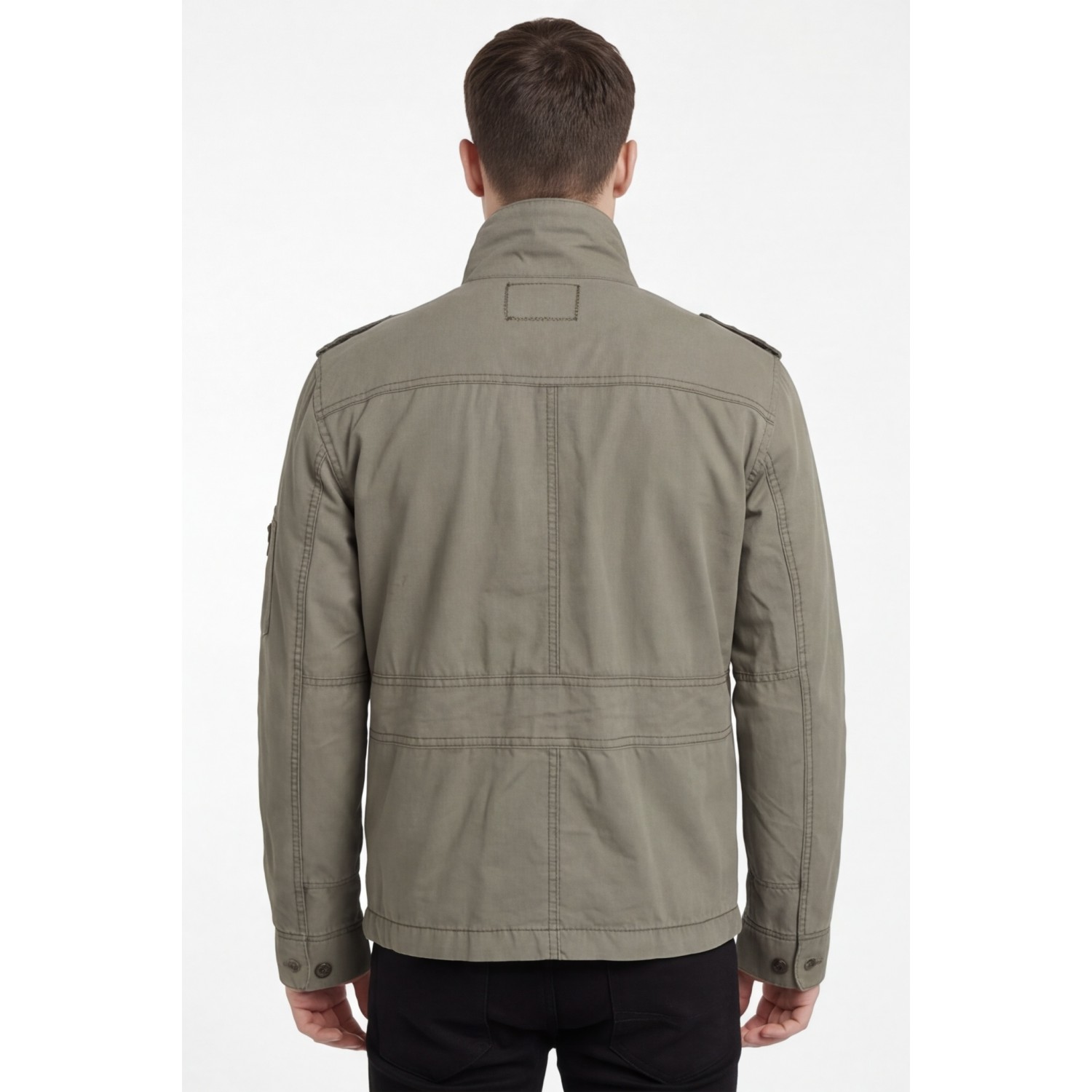 Life Style Butiken Ανδρικό Ελαφρύ Μπουφάν Βαμβακερό Cargo LS1512 Army Khaki Ανδρικά
