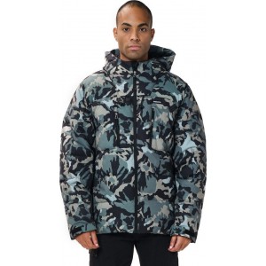 Emerson 202.EM10.15 Ανδρικό Μπουφάν Puffer Αδιάβροχο για Χειμώνα Olive Camo