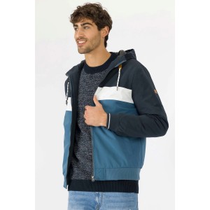 Life Style Butiken Ανδρικο μπουφάν για χειμώνα με κουκούλα 10042082 ΜΠΛΕ