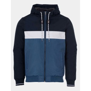 Life Style Butiken Ανδρικο μπουφάν για χειμώνα με κουκούλα 10042082 ΜΠΛΕ