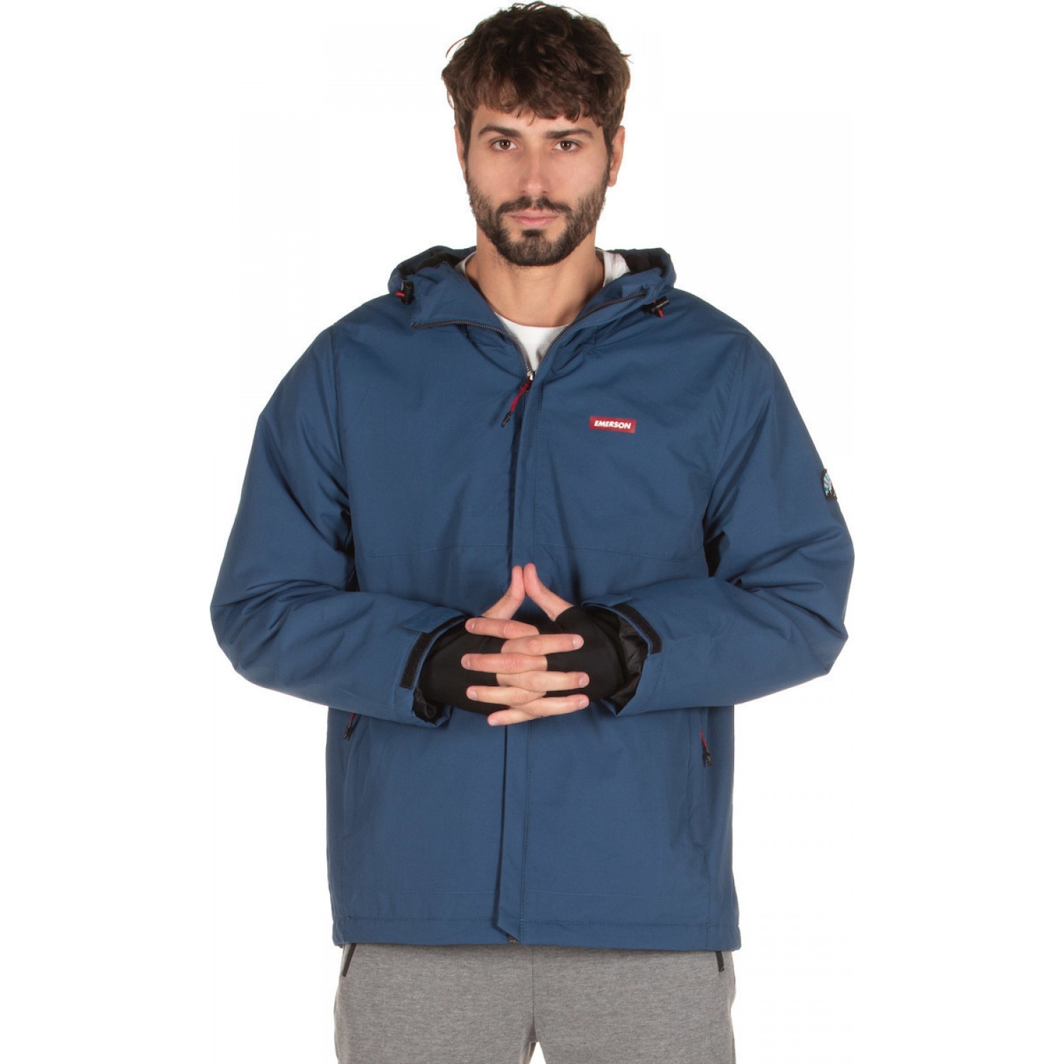 Emerson 192.EM10.03 Ανδρικό Μπουφάν για Χειμώνα Μπλε