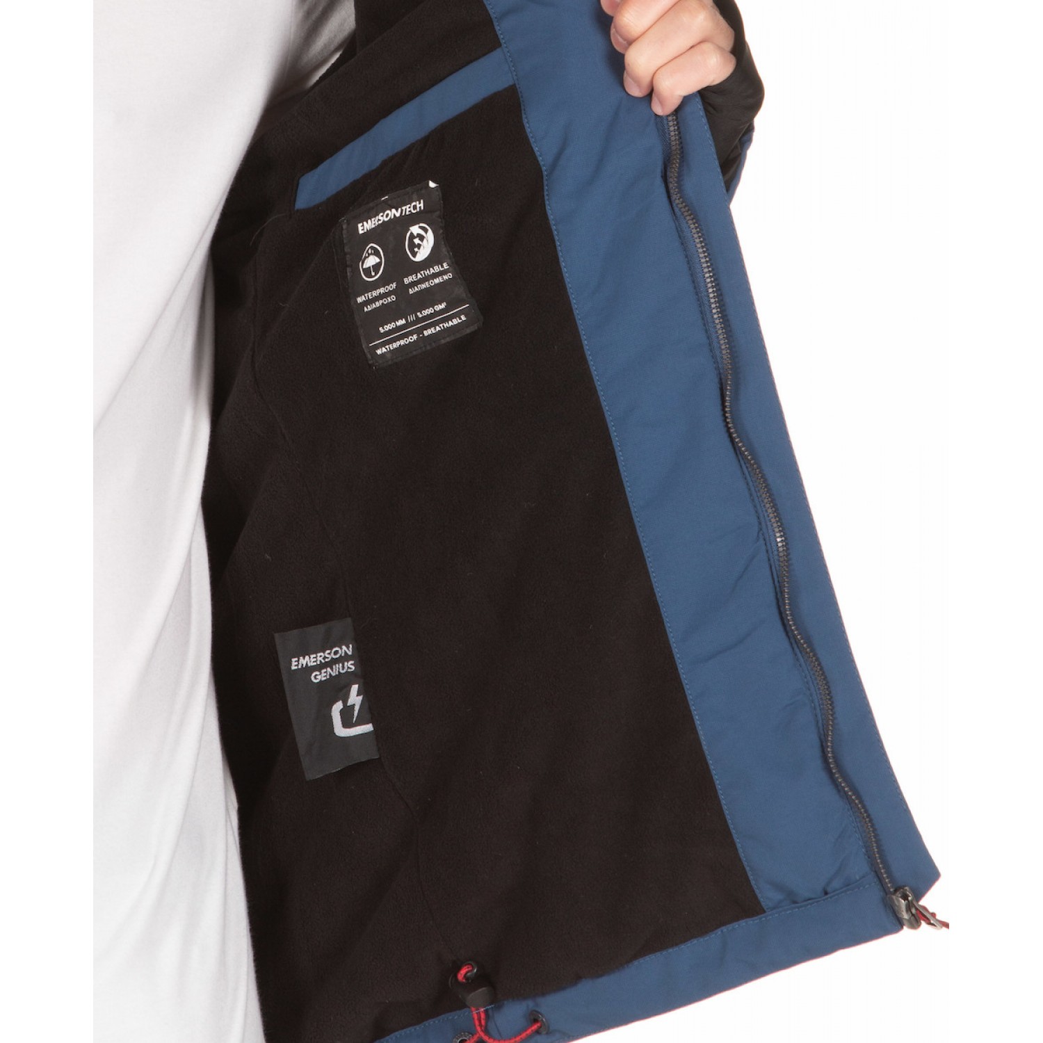 Emerson 192.EM10.03 Ανδρικό Μπουφάν για Χειμώνα Μπλε