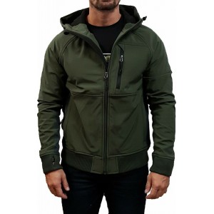 Emerson 212.EM11.71 Ανδρικό Μπουφάν Softshell για Άνοιξη Army Green / Grey