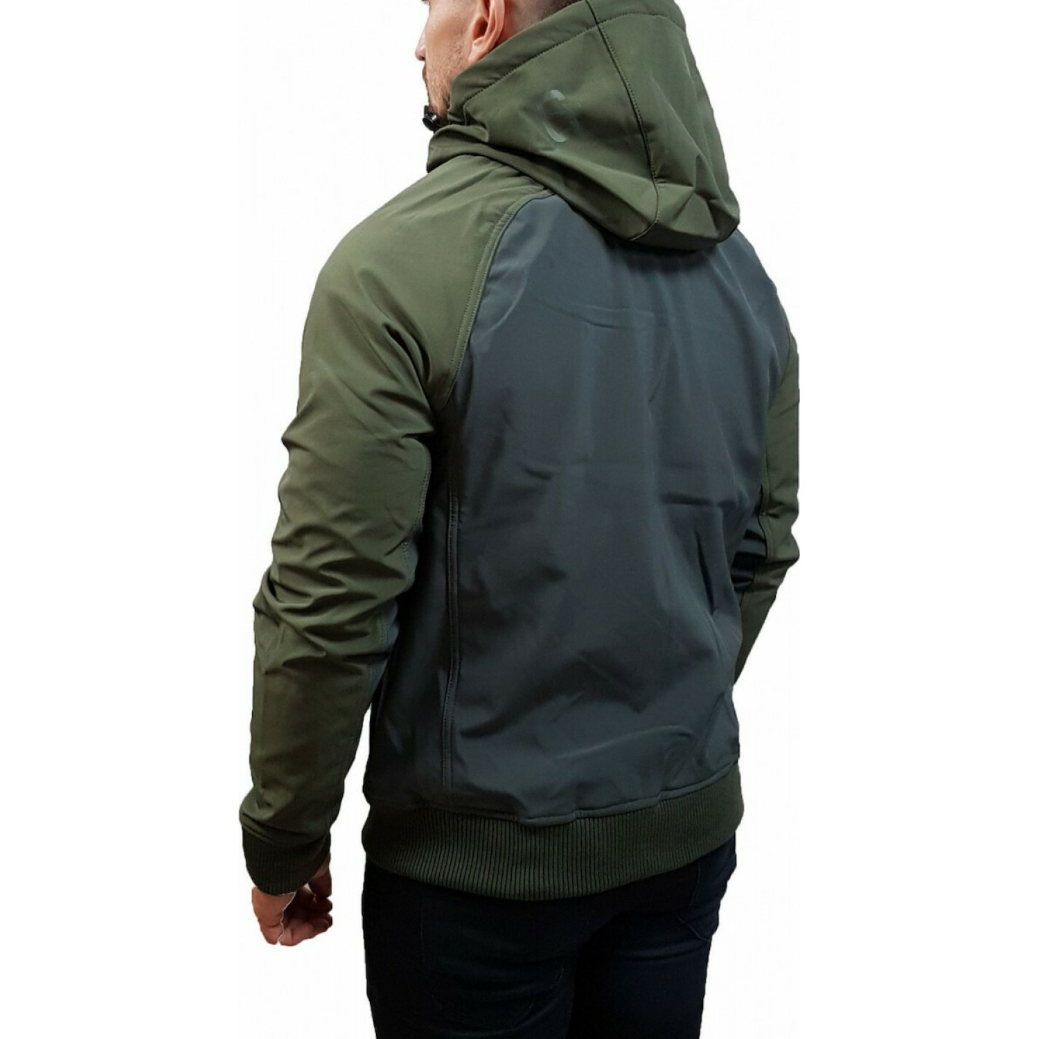 Emerson 212.EM11.71 Ανδρικό Μπουφάν Softshell για Άνοιξη Army Green / Grey