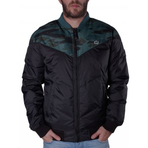 Emerson 182.EM10.136 Ανδρικό Μπουφάν Bomber για Χειμώνα Μαύρο