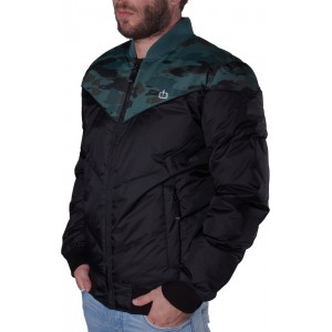 Emerson 182.EM10.136 Ανδρικό Μπουφάν Bomber για Χειμώνα Μαύρο