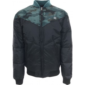 Emerson 182.EM10.136 Ανδρικό Μπουφάν Bomber για Χειμώνα Μαύρο