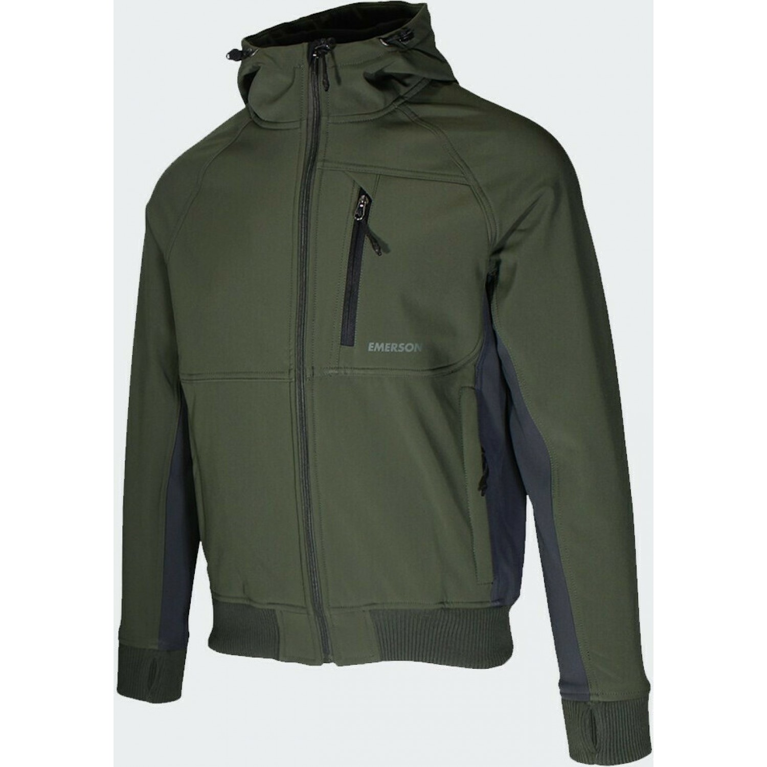Emerson 212.EM11.71 Ανδρικό Μπουφάν Softshell για Άνοιξη Army Green / Grey