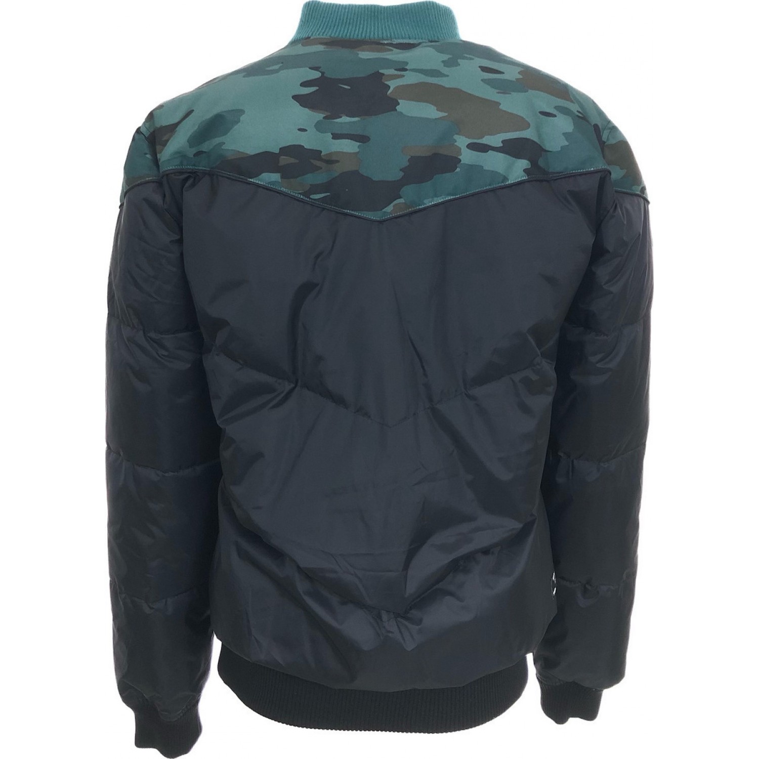 Emerson 182.EM10.136 Ανδρικό Μπουφάν Bomber για Χειμώνα Μαύρο