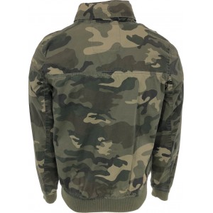 Basehit SM1605C Ανδρικό Μπουφάν Bomber για Άνοιξη Χακί