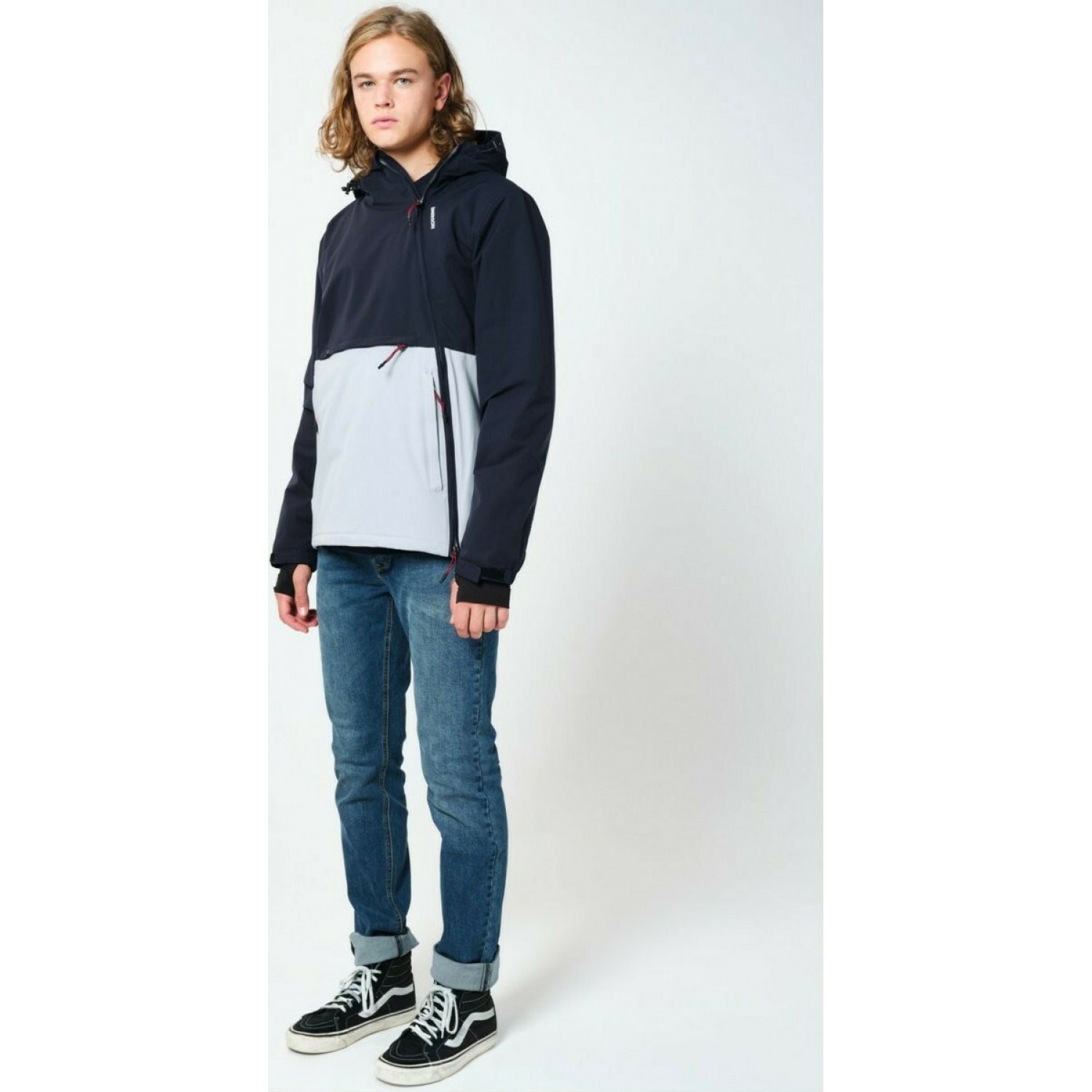 Emerson 202.EM10.68 Ανδρικό Μπουφάν για Χειμώνα Ice Blue