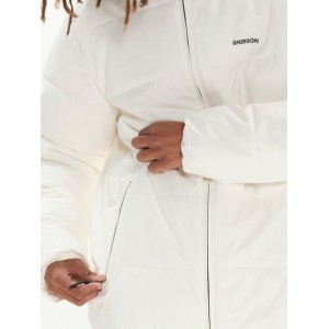 Emerson Ανδρικό Μπουφάν Puffer για Χειμώνα Λευκό