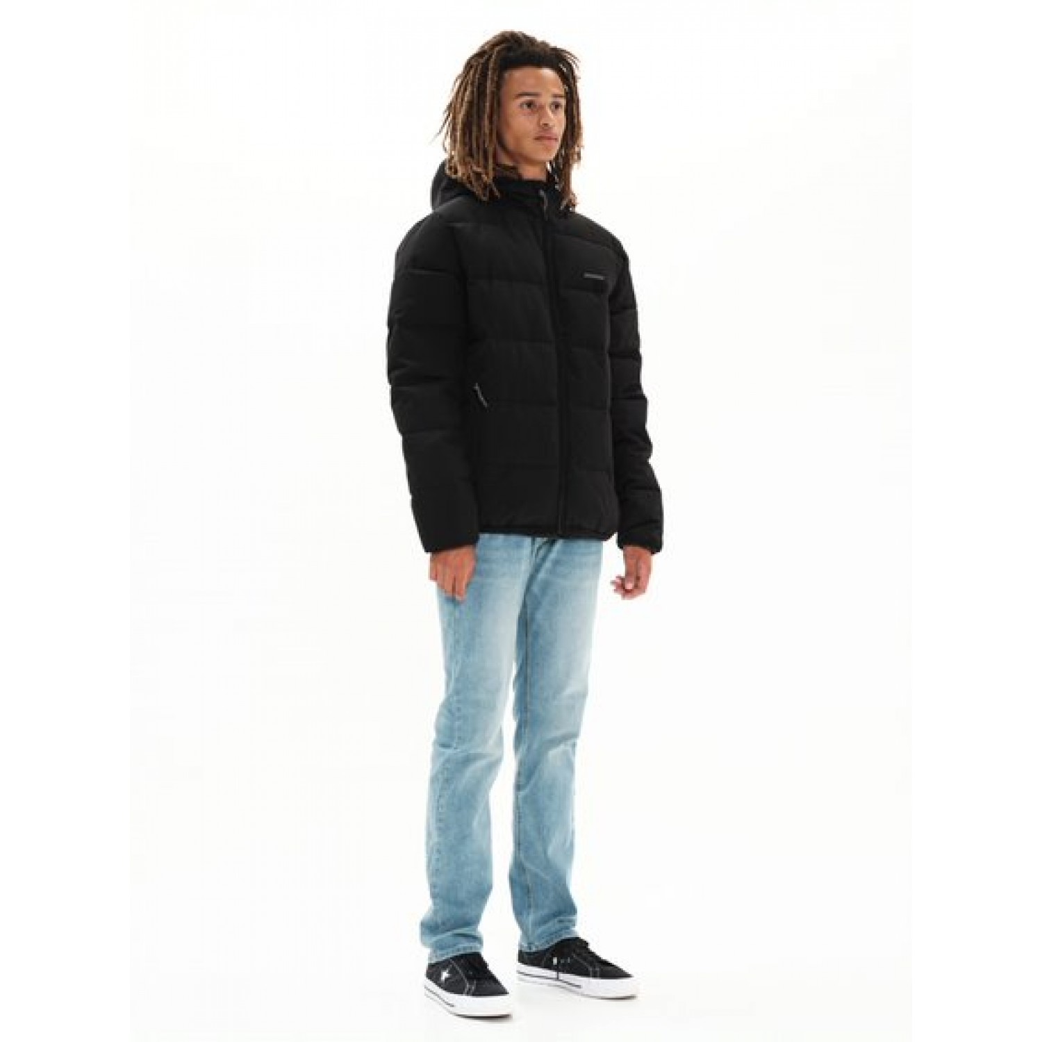 Emerson Ανδρικό Μπουφάν Puffer για Χειμώνα 222.EM10.145 ΜΑΥΡΟ