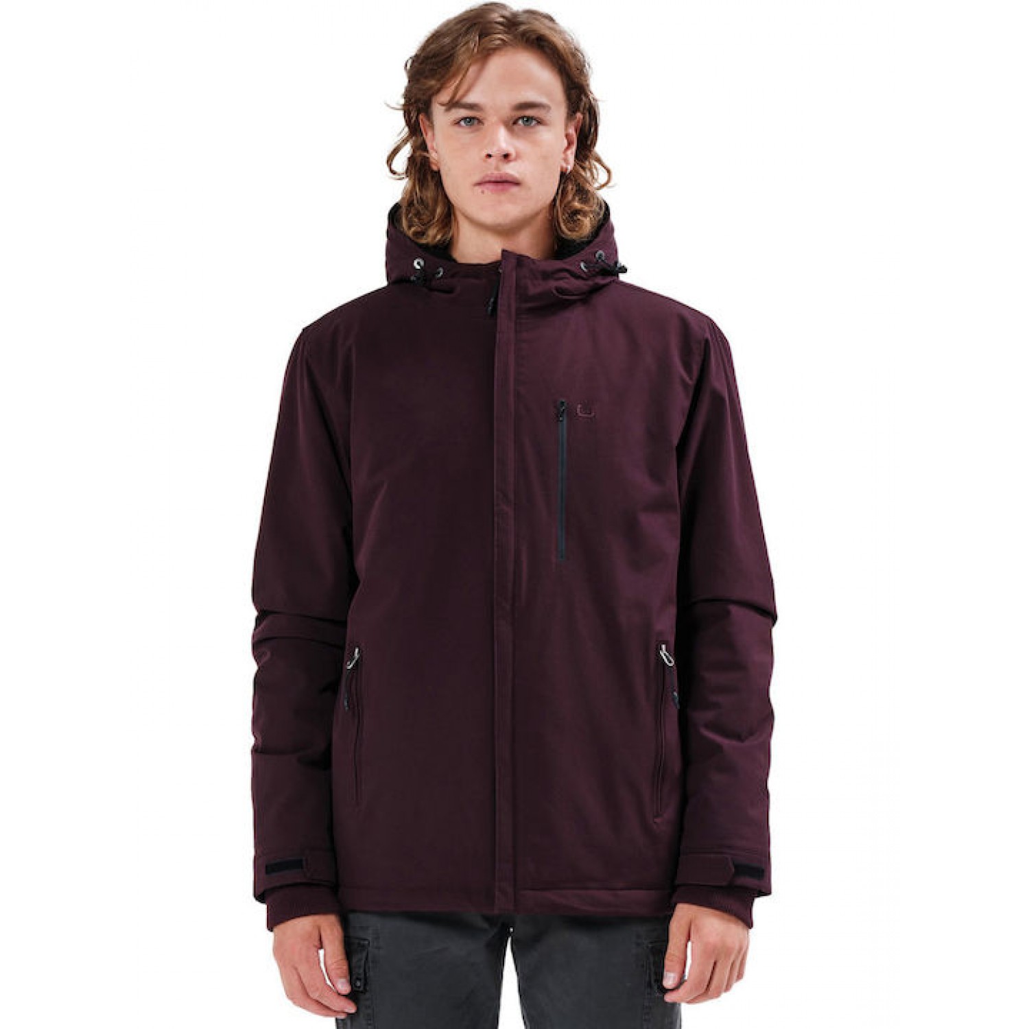 Emerson Ανδρικό Μπουφάν για Χειμώνα Μπορντό