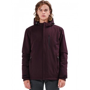 Emerson Ανδρικό Μπουφάν για Χειμώνα Μπορντό