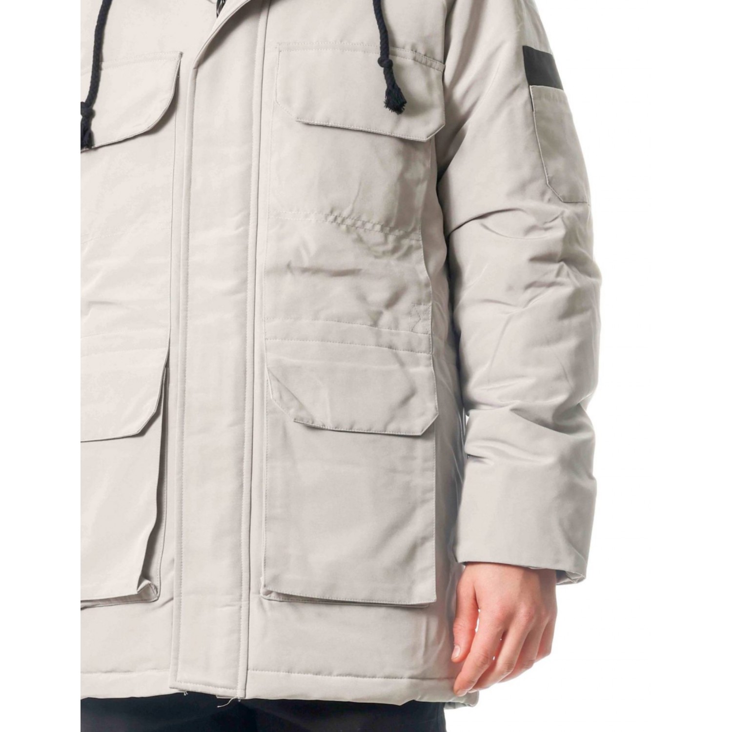 Paco & Co Ανδρικό Χειμωνιάτικο Μπουφάν Παρκά 2298421 Light Grey