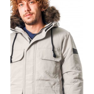 Paco & Co Ανδρικό Χειμωνιάτικο Μπουφάν Παρκά 2298421 Light Grey