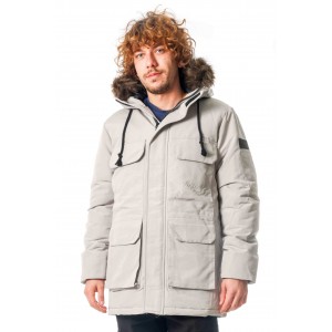 Paco & Co Ανδρικό Χειμωνιάτικο Μπουφάν Παρκά 2298421 Light Grey
