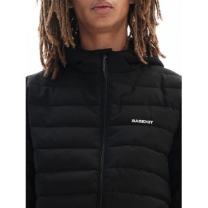 Basehit Ανδρικό Μπουφάν Puffer για Χειμώνα Μαύρο