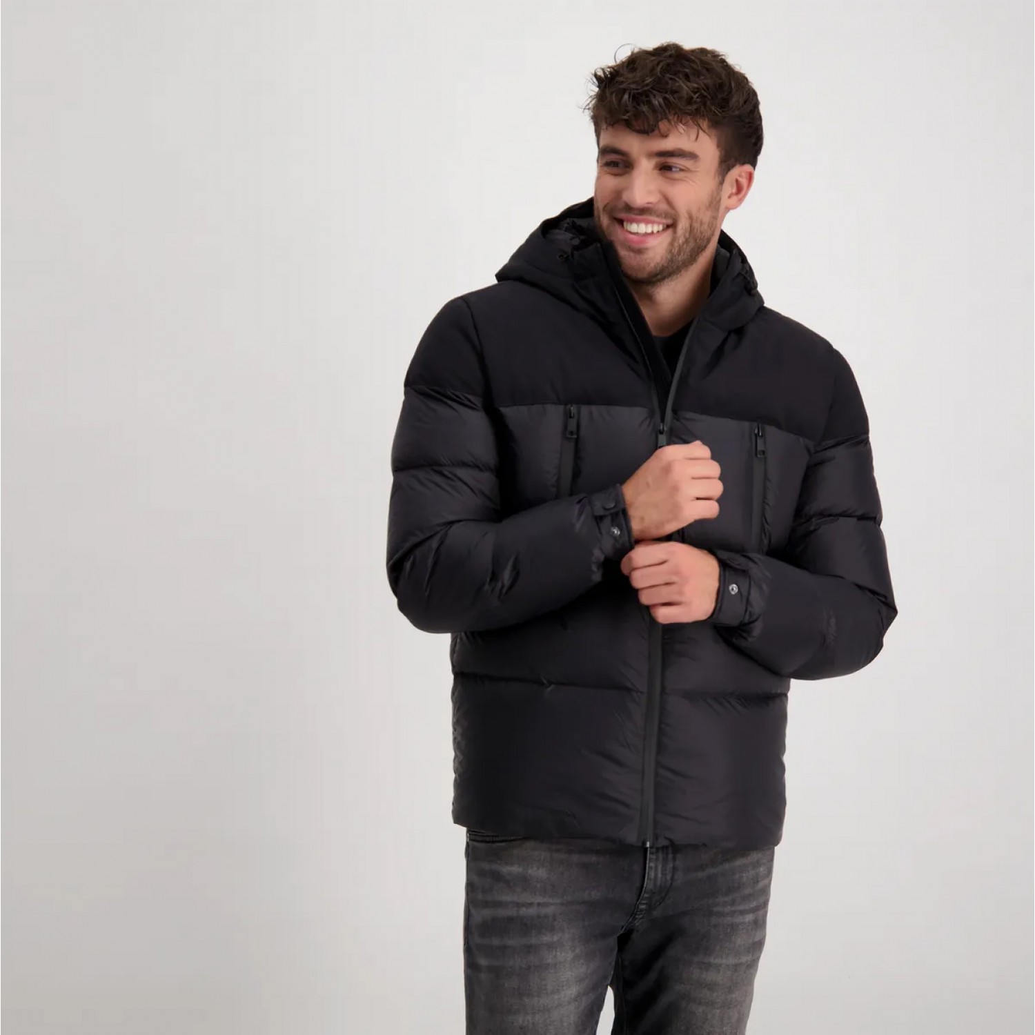 Ανδρικό Μπουφάν Puffer για Χειμώνα Cars Jeans 6487201 Μαύρο