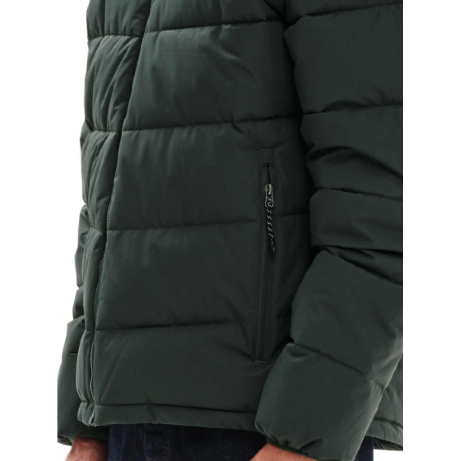 Emerson Ανδρικό Μπουφάν Puffer με κρυφή κουκούλα 232.EM10.71 Dark Green