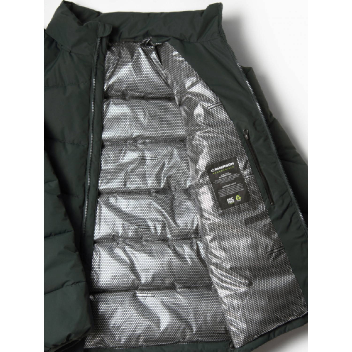 Emerson Ανδρικό Μπουφάν Puffer με κρυφή κουκούλα 232.EM10.71 Dark Green