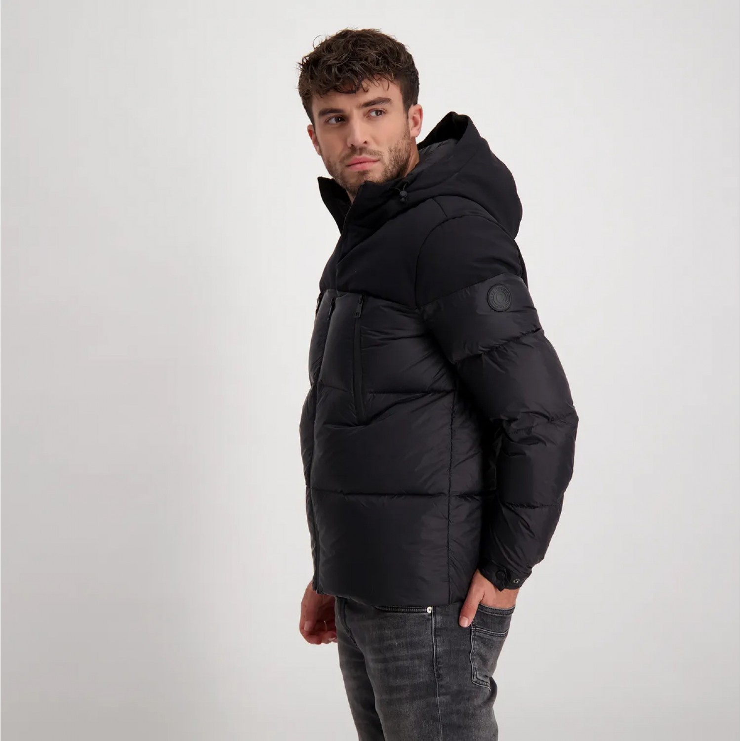 Ανδρικό Μπουφάν Puffer για Χειμώνα Cars Jeans 6487201 Μαύρο