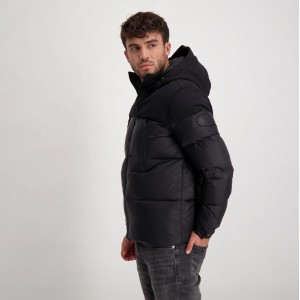 Ανδρικό Μπουφάν Puffer για Χειμώνα Cars Jeans 6487201 Μαύρο
