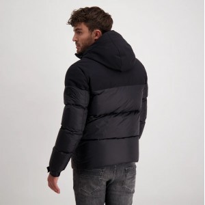 Ανδρικό Μπουφάν Puffer για Χειμώνα Cars Jeans 6487201 Μαύρο