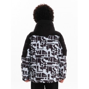 Emerson Ανδρικό Μπουφάν Puffer με κουκούλα 242.EM10.16 Ice/Black