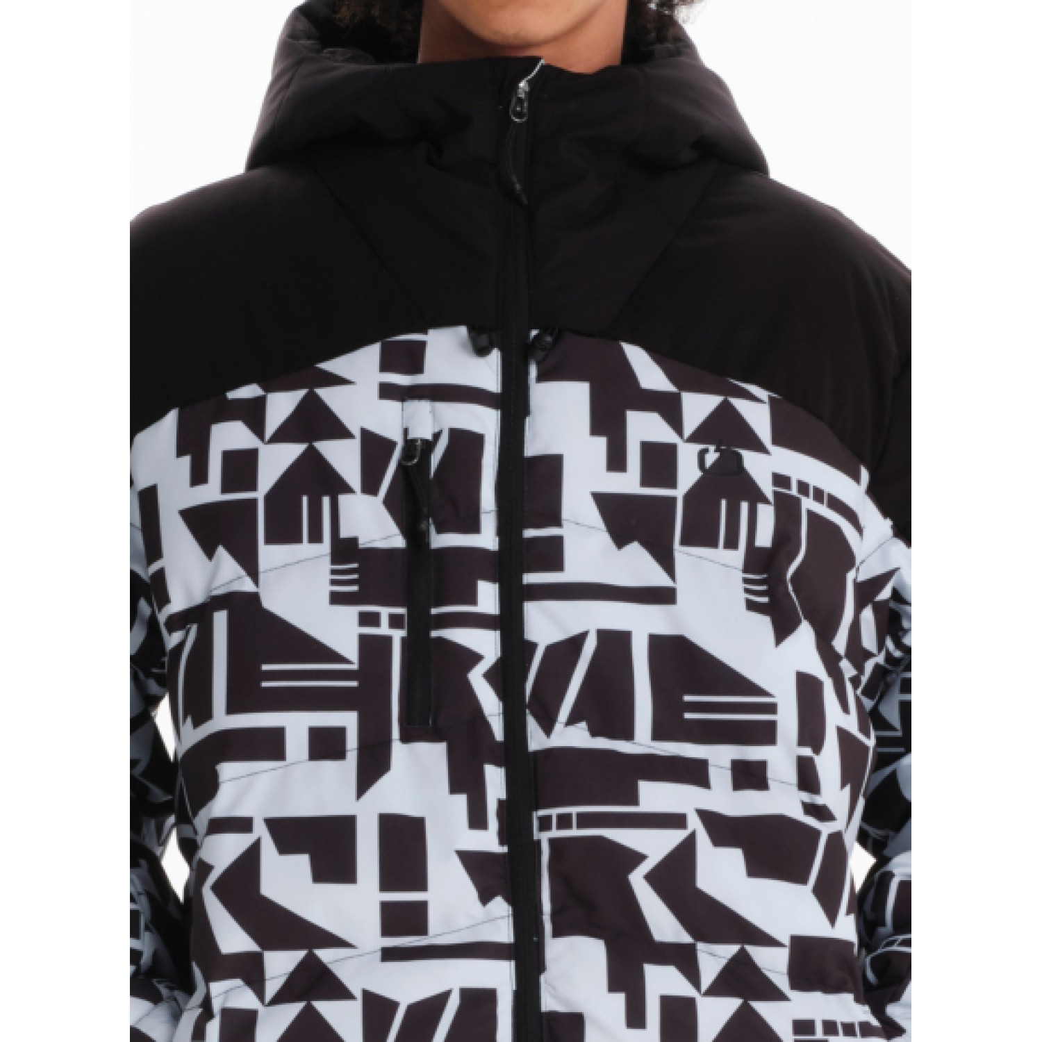 Emerson Ανδρικό Μπουφάν Puffer με κουκούλα 242.EM10.16 Ice/Black