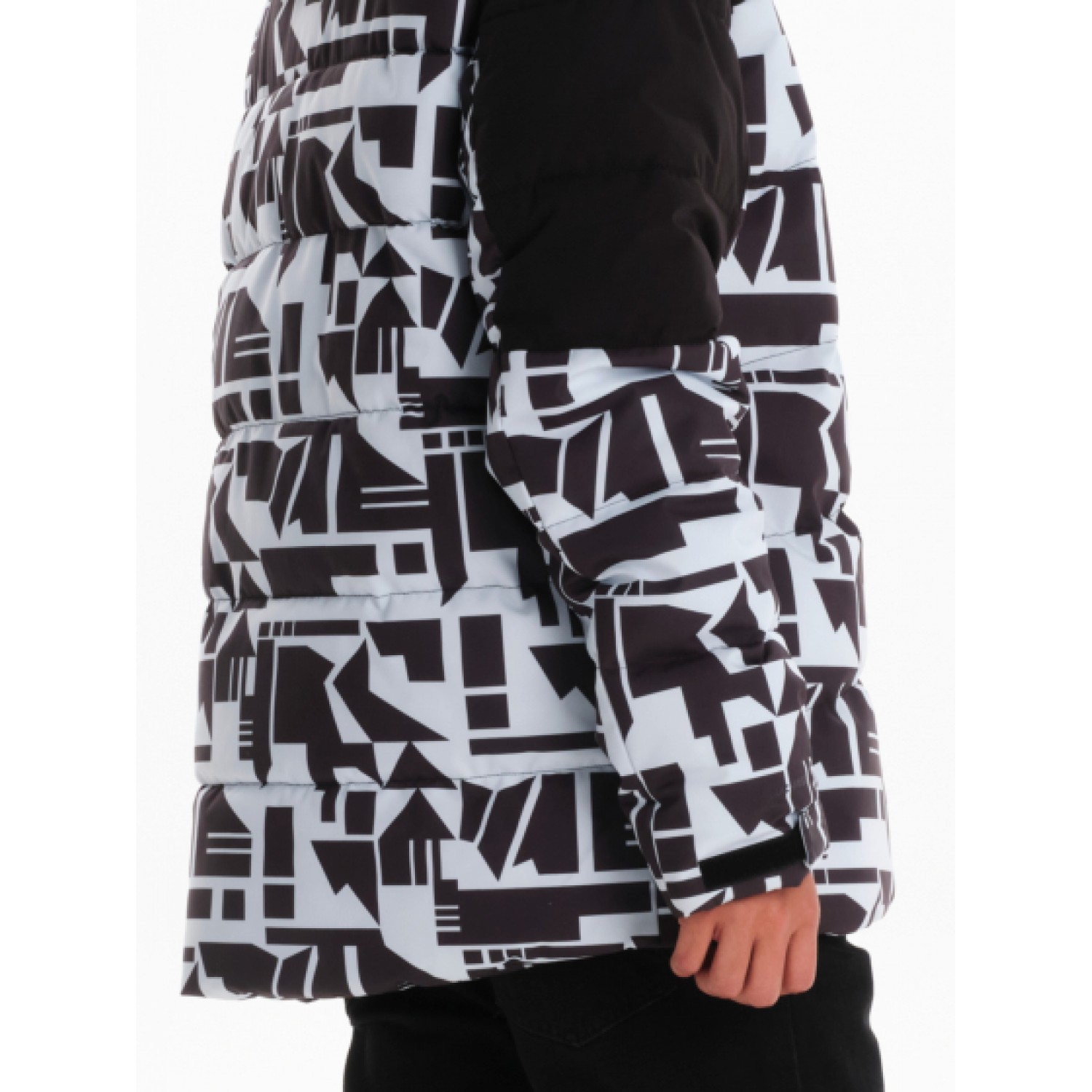 Emerson Ανδρικό Μπουφάν Puffer με κουκούλα 242.EM10.16 Ice/Black