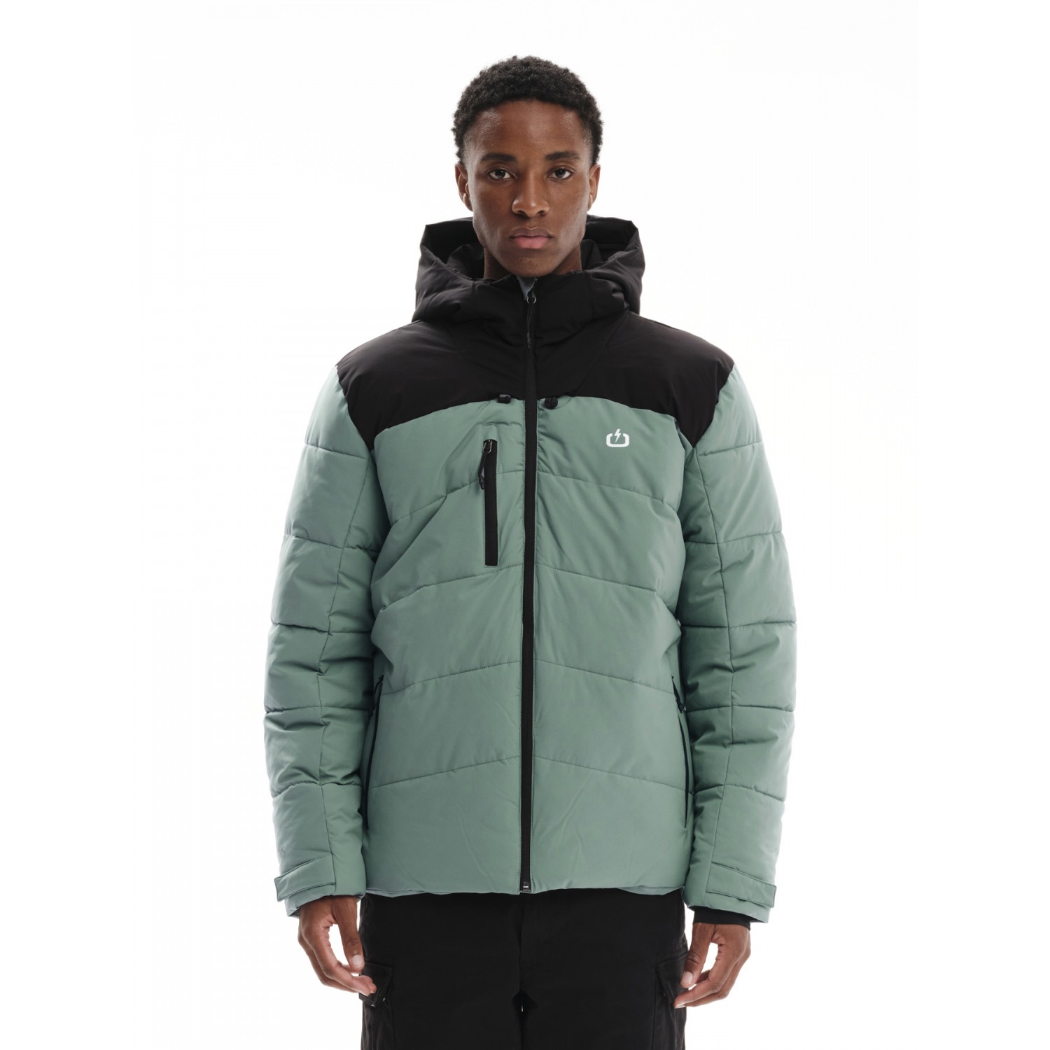 EMERSON ΑΝΔΡΙΚΟ ΜΠΟΥΦΑΝ PUFFER ΜΕ ΚΟΥΚΟΥΛΑ 232.EM10.15 PINE/BLACK