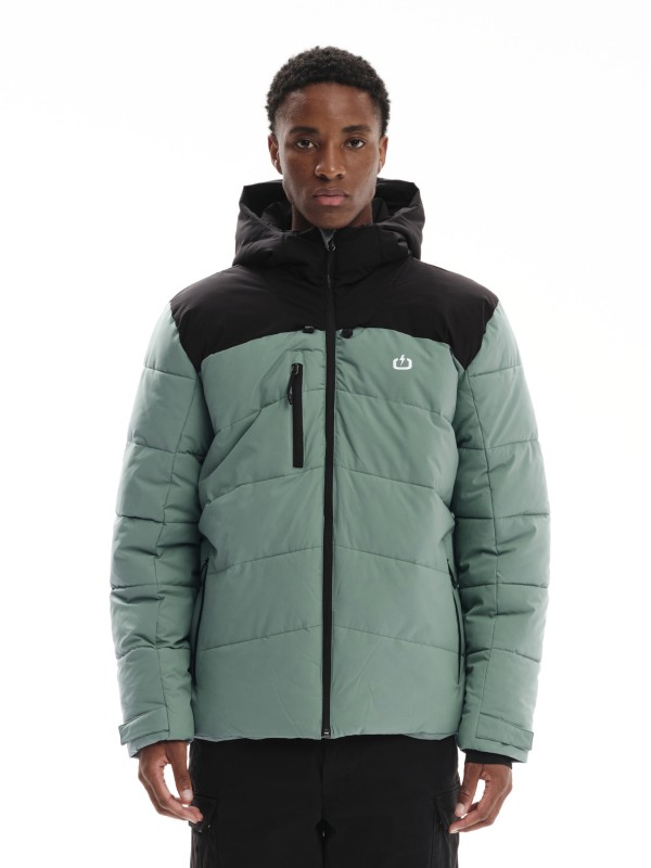 EMERSON ΑΝΔΡΙΚΟ ΜΠΟΥΦΑΝ PUFFER ΜΕ ΚΟΥΚΟΥΛΑ 232.EM10.15 PINE/BLACK