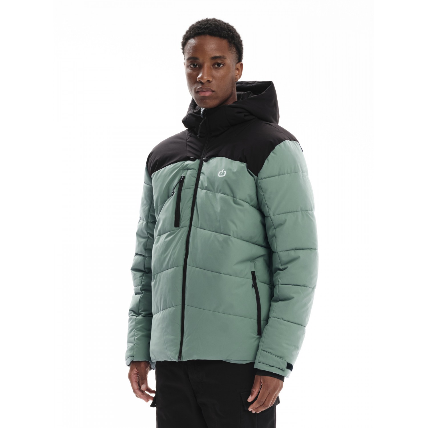 EMERSON ΑΝΔΡΙΚΟ ΜΠΟΥΦΑΝ PUFFER ΜΕ ΚΟΥΚΟΥΛΑ 232.EM10.15 PINE/BLACK