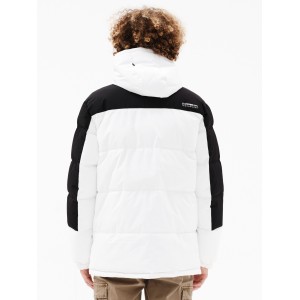EMERSON ΑΝΔΡΙΚΟ ΜΠΟΥΦΑΝ PUFFER ΜΕ ΚΟΥΚΟΥΛΑ 232.EM10.57 WHITE/BLACK