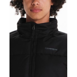 Emerson Ανδρικό Μπουφάν Με Κρυφή Κουκούλα 242.EM10.79 Black