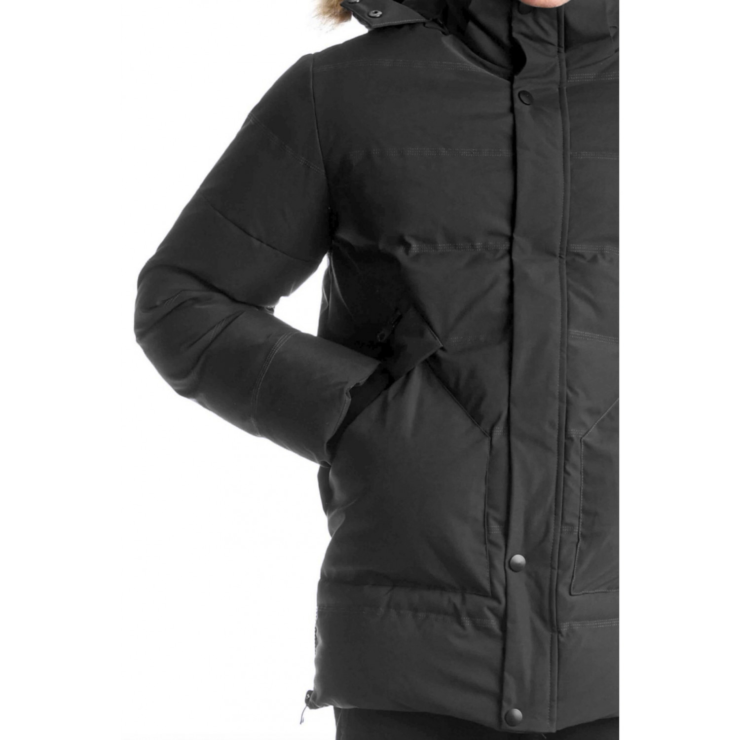 Paco & Co Ανδρικό μπουφάν παρκά με κουκούλα 2298408 Μαύρο